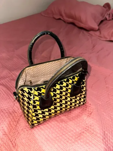 Bolsa elegante Pied-de-Poule 