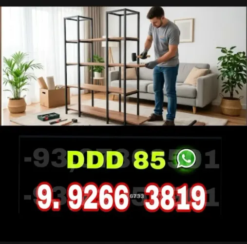 Montador de móveis para montagem e desmontagem de guarda-roupas, armários, closet e cômoda