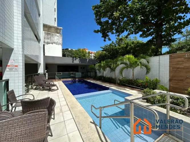 COSTA DAS PALMEIRAS  EM BOA VIAGEM I 1 QUARTO I NASCENTE l GARAGEM l  LAZER
