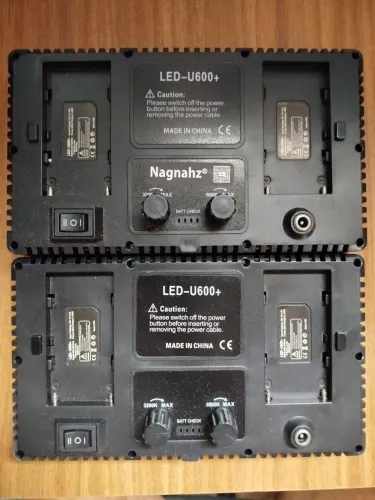 2 iluminação led quente/frio + fontes