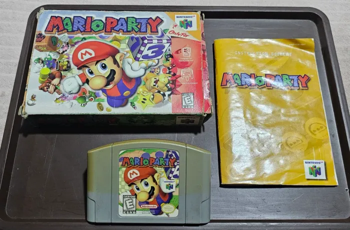 Jogo Mario Party 1 Original Nintendo 64 N64 CIB (Com Caixa e Manual)