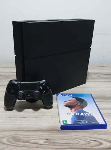 Oportunidade! PS4 FAT 500GB + Controle Original + FIFA 22 + Jogos Digitais