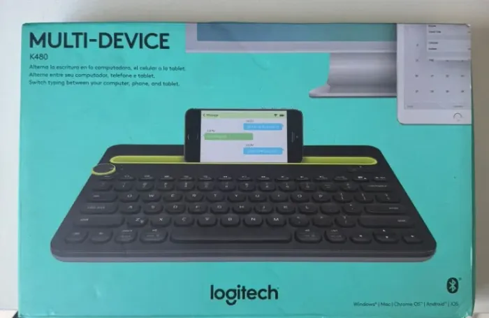 Teclado Bluetooth multidispositivo Logitech K480 para computadores, tablets e smartphones,