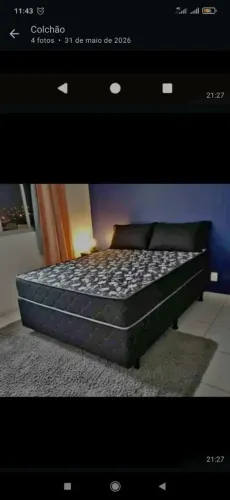 Cama Box casal 12cm bem fofinha *93