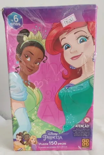 Quebra Cabeça Disney Princesas - Ariel e Tiana