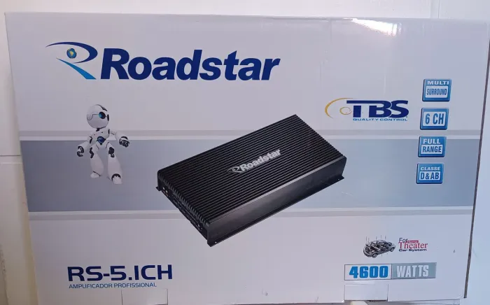 Roadstar 5.1 6 canais Novo zero na caixa .top qualidade classe D +AB. MTX kicker Pioneer 
