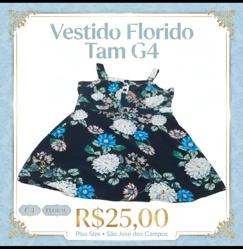 Vestido florido tm g4