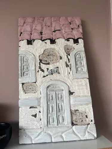 Quadro de madeira maciça