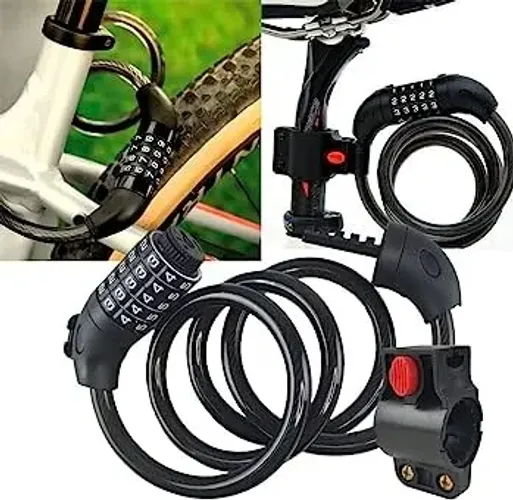 Cadeado Trava Tranca Bike Bicicleta Moto Patinete com Segredo Programavel