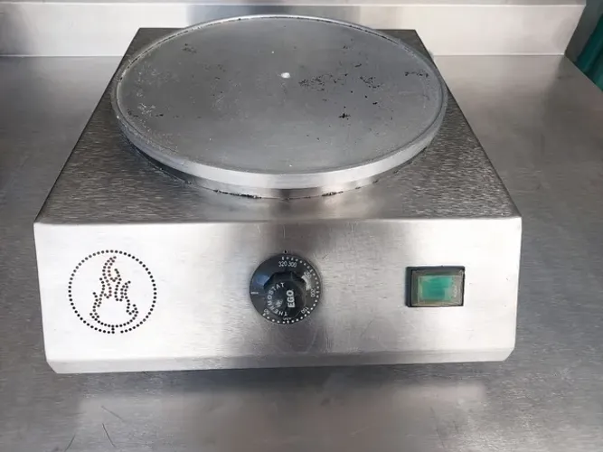 Chapa Crepe Francês inox escovado (BERTA)