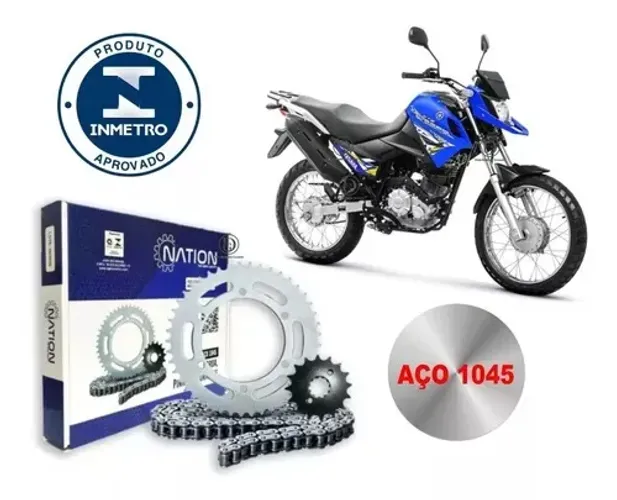 Kit Transmissao Relaçao Crosser 150 Nation (Entrega Grátis)
