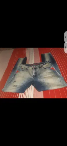 Calça Jeans Masculina Desfiada