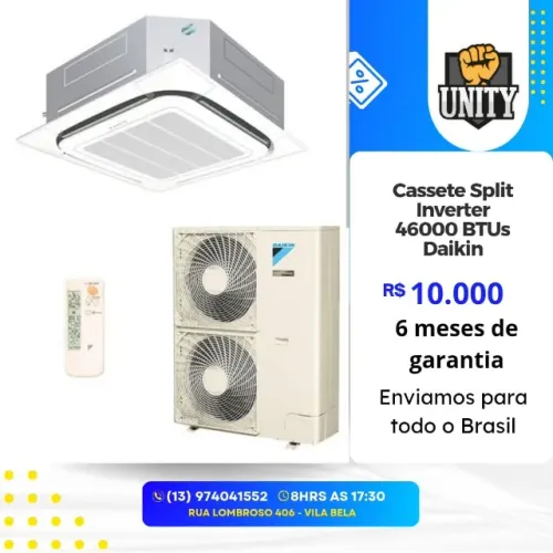 Cassete Split 46.000btu/h Inverter Daikin 