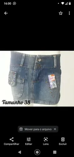 Mine saias jeans  tamanho 38 
