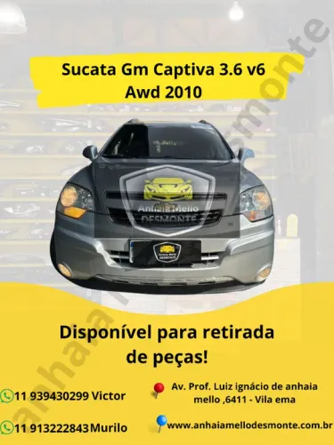 Sucata Gm Captiva 3.6 v6 Awd 2010