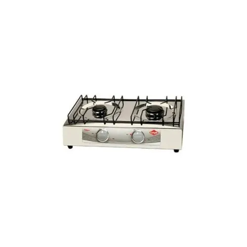 Fogão de Mesa Layr Gas Glp 2 Bocas Platinyum Inox