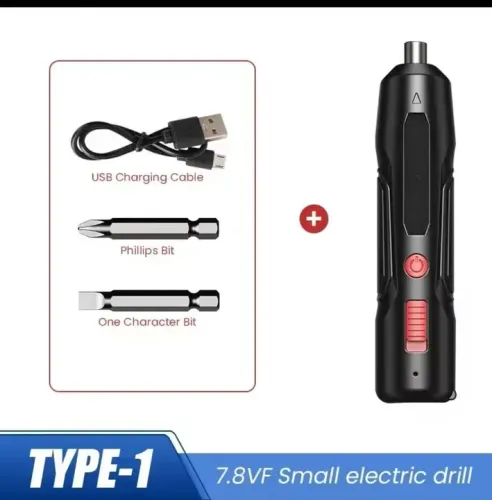 CHAVE DE FENDA ELÉTRICA RECARREGÁVEL 