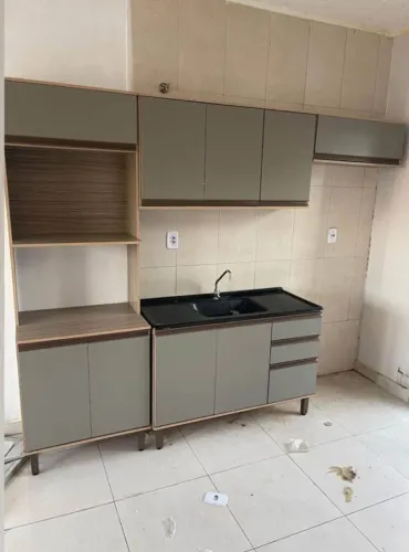 Armário de Cozinha 4 Módulos com 1 Paneleiro com Nichos (Novo) Entrega Grátis!
