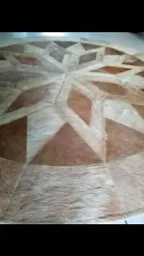Tapete em couro mandala novo