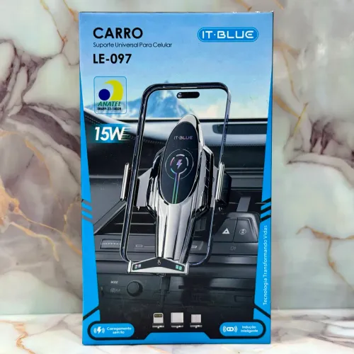 Suporte de celular automotivo com carregamento por indução qualidade premium