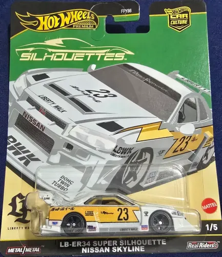 Hot Wheels Premium Car Culture LB-ER34 Nissan Skyline