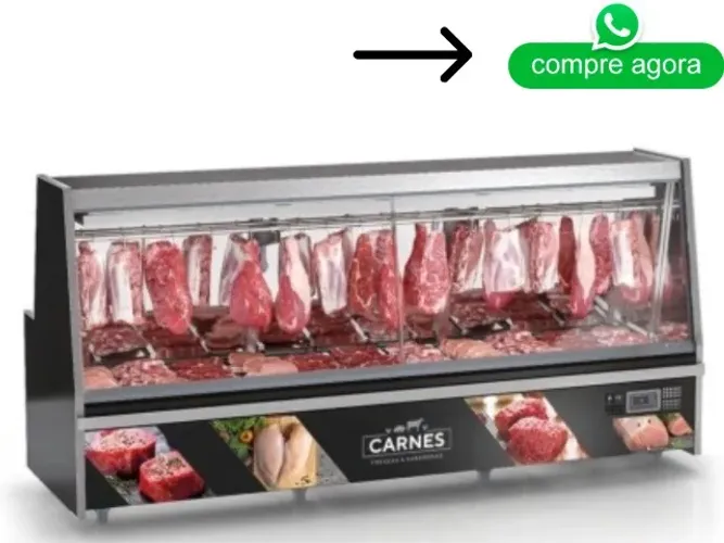 Balcão de Carne 3M Gelopar com Tendal Novo