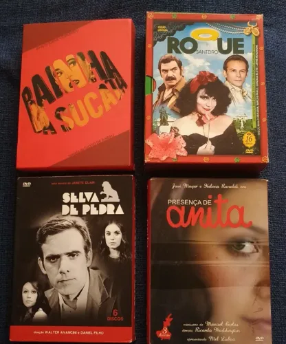 Box de DVDs de Novelas Antigas