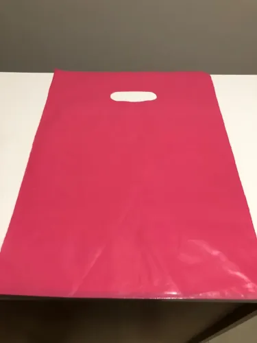 223 und. Sacolas Plásticas Rosa 30x40