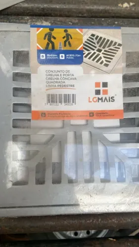 conjunto de grelha de porta lgmais 20x20