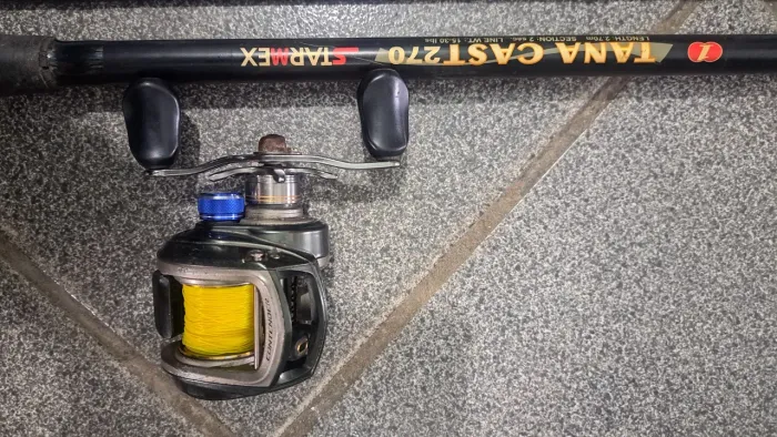 Conjunto carretilha marine CONTENDER BG VARA 2,70 m 15-30 lbs