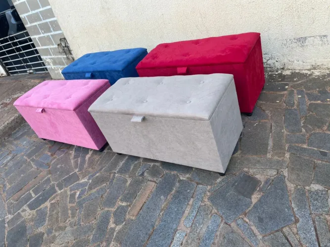 Baú infantil 0,90cm x 0,40cm.    0,50cm altura 