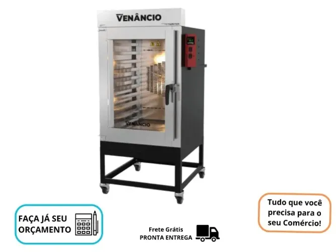 Forno Turbo Elétrico Twister 10 Esteiras Venâncio Monofásico 220V