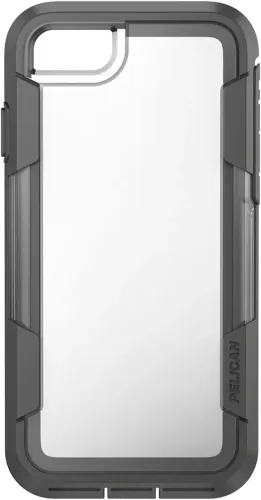 Case Pelican Voyager Clear Apple iPhone 7 8 SE2 SE3 Cinza Transparente + Cabo Lightning