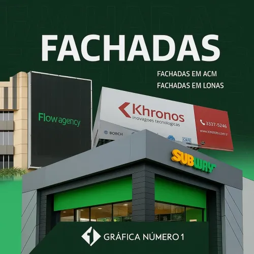 Gráfica | Fachadas, ACM, Lonas e Placas 