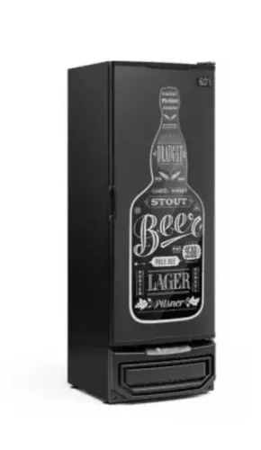 NZ. Cervejeira 578 litros porta sólida GELOPAR
