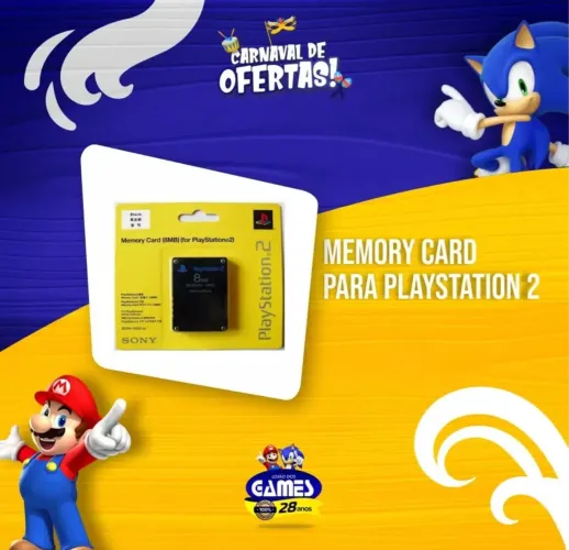 Memory Card 8MB PlayStation 2 - Oferta!