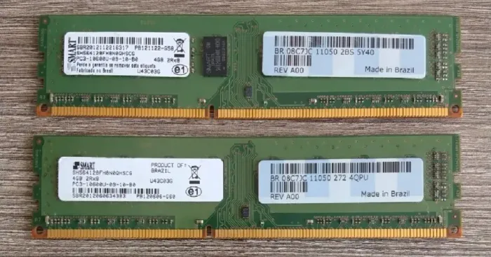 Momoria desktop ddr3 2x4gb