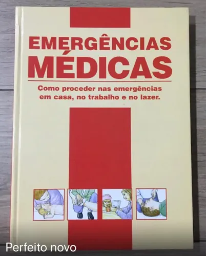 Livro Emergências Médicas Primeiros Socorros Guia Completo Capa Dura