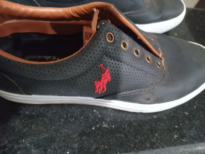 Tênis Polo Ralph Lauren Preto 39 . Aceita troca
