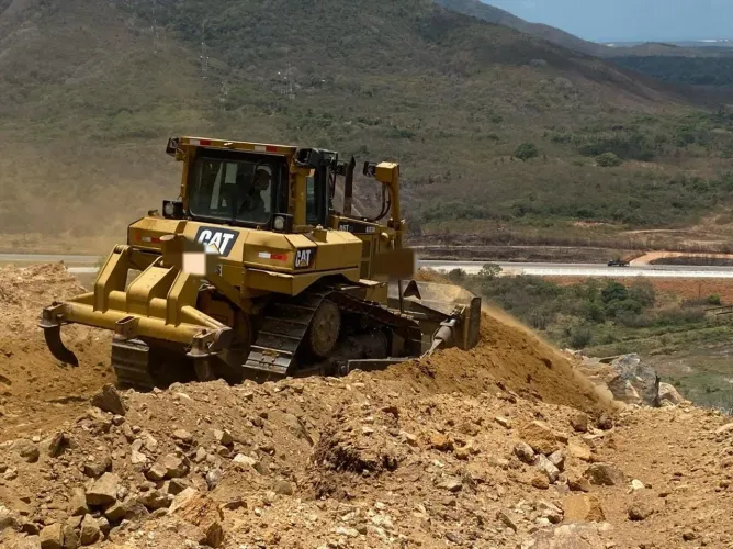 trator de esteiras caterpillar d6txl ano 2012