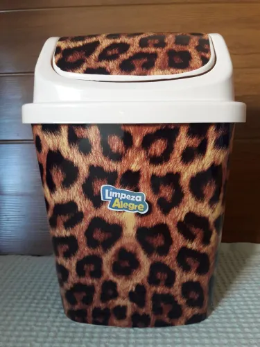 Lixeira Plástica Onça pequena 5,5L