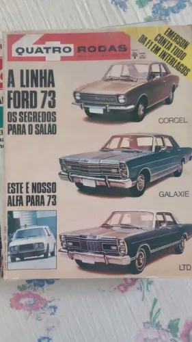 Revista Quatro Rodas Linha Ford 73