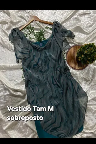 Vestido Tam M Sobreposto