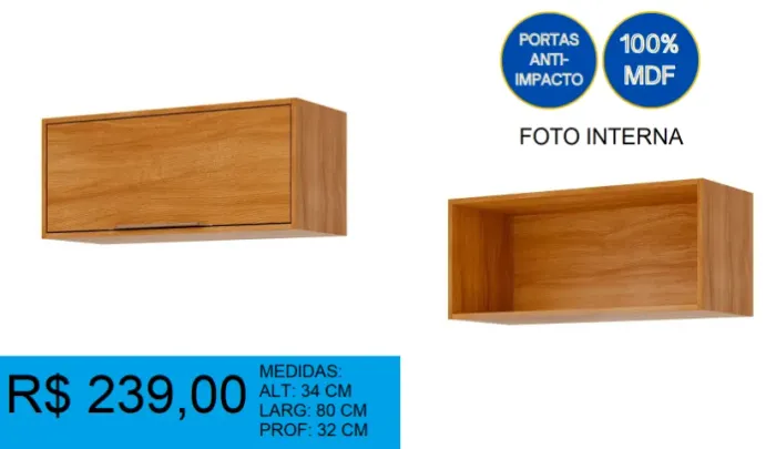 Aero de 0.80cm- a pronta entrega