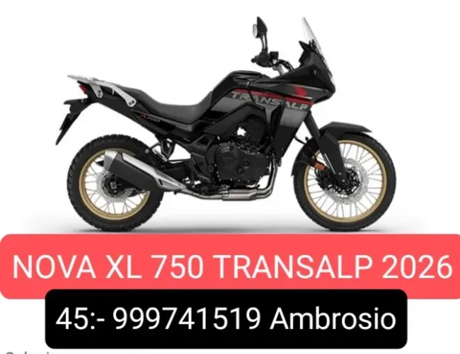 NOVA  Transalp 750  2026  3anos de garantia 