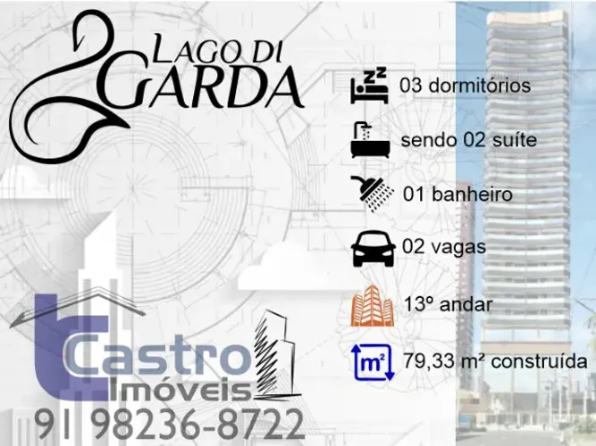 Lago Di Garda. 3/4. 2 Suítes. 2 Vagas. P152