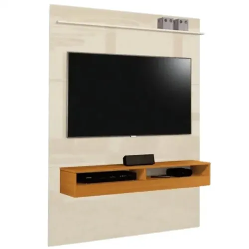 Painel Trono II para TV com prateleira e nicho - Novo