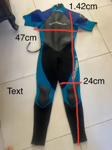 Roupa De Mergulho 2mm O'neill Legend Adulto Xl Gg Preto/azul