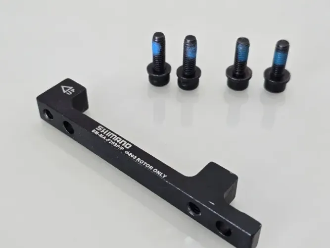 Adaptador Pinça Freio A Disco Dianteiro 203mm Pm/pm Shimano Preto