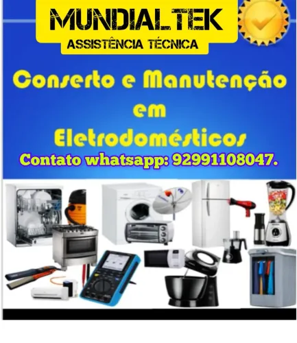 Conserto de máquina de lavar e microonda